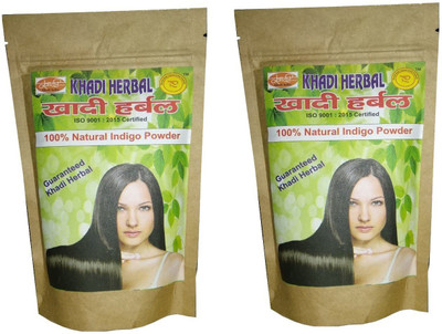 

Khadi Herbal Natural Indigo Powder - Pack of 2(200 g)