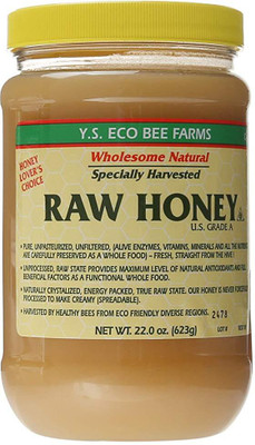 

Y.S. Eco Bee Farms Raw Honey USA Grade A.-22oz (623 gm)(623 g)