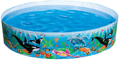 INTEX Ocean Play Snapset Inflatable Swimming Pool(Multicolor)