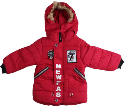 

Icable Full Sleeve Solid Baby Boy's Jacket, Maroon