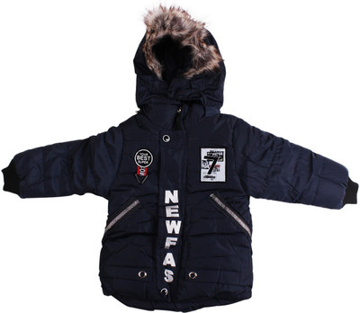 

Icable Full Sleeve Solid Baby Boy's Jacket, Navy blue