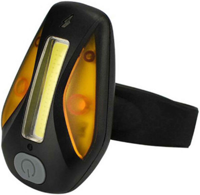Asraw Bicycle 7 Mode LED Multicolour Cob Light USB Rechargeable LED Front Light(Black)