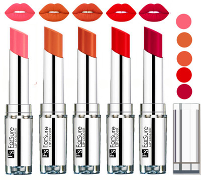 

Forsure Best Collection Velvet Matte Lip Color(Peach,Nude,Brick Nude,Hot Red,Magenta, 20 g)