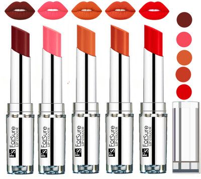 

Forsure Best Collection Velvet Matte Lip Color(Wine,Peach,Nude,Brick Nude,Hot Red, 20 g)