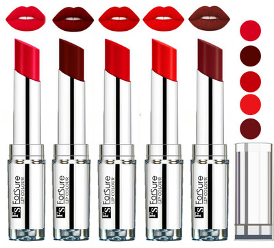 

Forsure Best Collection Velvet Matte Lip Color(Ruby Red,Maroon,Romantic Red,Orange,Wine,, 20 g)