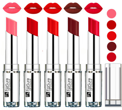 

Forsure Best Collection Velvet Matte Lip Color(Peach,Romantic Red,Orange,Wine,Ruby Red, 20 g)
