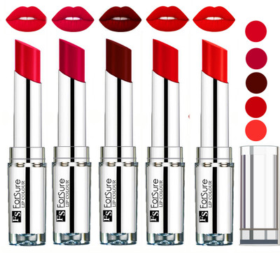 

Forsure Best Collection Velvet Matte Lip Color(Ruby Red,Magenta Maroon,Romantic Red,Orange, 20 g)