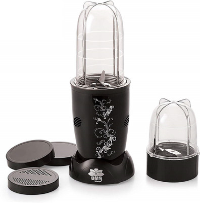 BMS Lifestyle High-Speed Nutri-Blender 400 Juicer Mixer Grinder (2 Jars, Balck)