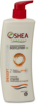 

Oshea Herbals Sheasoft Honey & Saffron Body Lotion(400 ml)