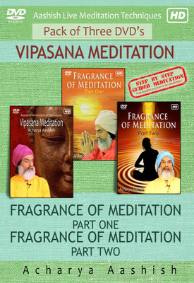 

Vipasana Meditation & Fragrance Of Meditation Part 1 And Part 2 By Acharya Aashish Ways (Pack Of 3 DVD)(DVD English)