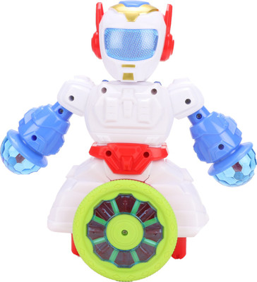 

BIG MONKEY TOYS Dancing Robot with Lights and Music (Multicolor)(White, Red, Blue)
