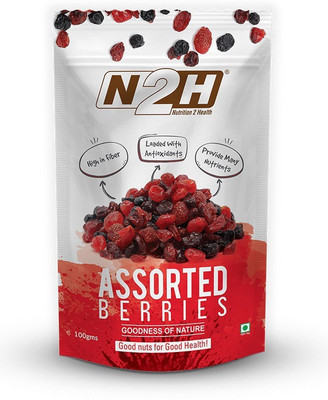

N2H Assorted Berries Cherries, Strawberries, Cranberries, Raspberries(100 g, Pouch)