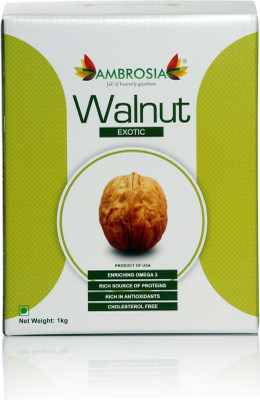 

AMBROSIA EXOTIC KASHMIRI WALNUT INSHELL Walnuts(1000 g, Pouch)