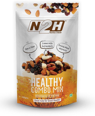 

N2H Healthy Como Mix Cashews, Pistachios, Almonds, Assorted Fruits & Nuts(190 g, Pouch)