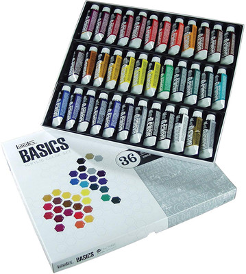 

Liquitex BASICS Acrylic Paint Tube 36-Piece Set(Set of 36, Multicolor)