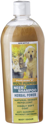 

Pet Lovers Herbal Anti-dandruff, Anti-itching, Anti-parasitic Neem Dog Shampoo(500 ml)