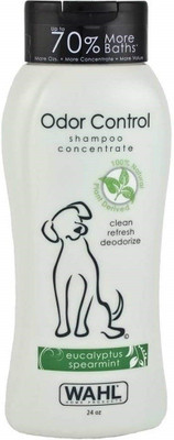 

Wahl Odor Control Anti-fungal, Anti-parasitic Eucalptus Spearmint Dog Shampoo(710 ml)