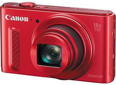 Canon PowerShot SX610 HS Point and Shoot Camera(20.2 MP, 18x Optical Zoom, 4.0x Digital Zoom, Red)
