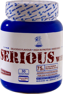 

Animal Booster Nutrition Serious Whey Protein Whey Protein(1 kg, CHOCOLATE)
