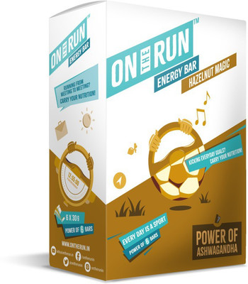 

On The Run Hazelnut Magic Energy Bars(180 g, Hazelnut)