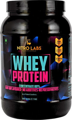 

Nitro Labs Whey Protein Concentrate 80% - RAW- UNFLAVOURED - 1000gm- FREE PROTEIN SHAKER FOR Whey Protein(1000 g, Unflavoured)