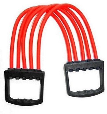 Healthline Chest Expender Perfect for strengthening your muscles and body shaping Resistance Tube(Red)