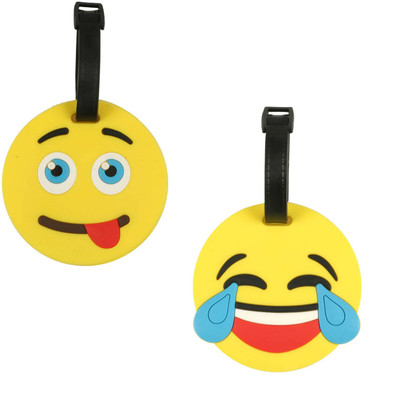 

Shrih Emoji Bag Tag Luggage Tag(Yellow)