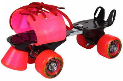 

Jonex ROCKET Adjustable Quad Roller Skates - Size Free UK(Red)
