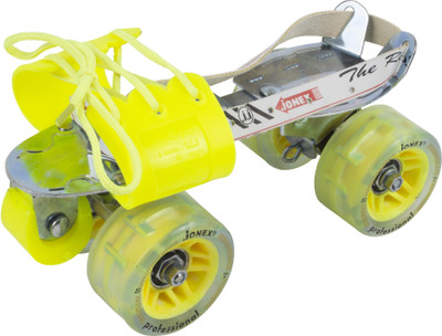 

Jonex PROFESSIONAL Adjustable Quad Roller Skates - Size Free UK(Green)