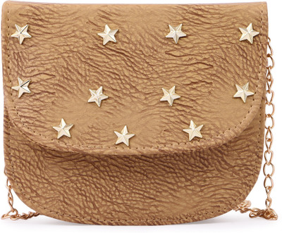 

GLORIST Women Casual Beige Leatherette Sling Bag