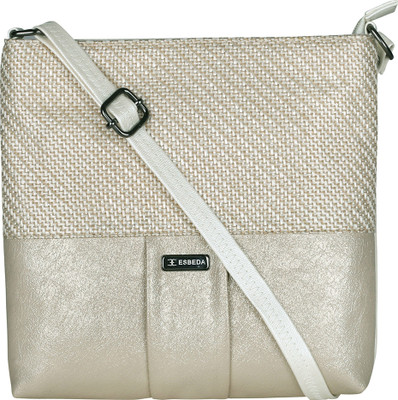 

ESBEDA Women Casual Beige PU Sling Bag