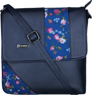 

ESBEDA Women Casual Blue PU Sling Bag