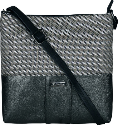 ESBEDA Women Casual Grey PU Sling Bag