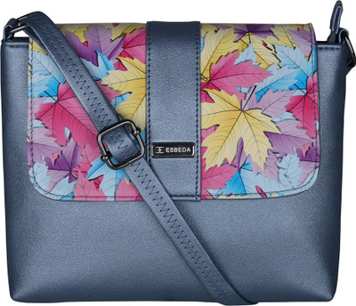 

ESBEDA Women Casual Blue PU Sling Bag