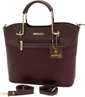 

Sileriya bags Girls Casual, Evening/Party, Formal Brown PU, Linen, Polyester, Synthetic Fabric Shoulder Bag