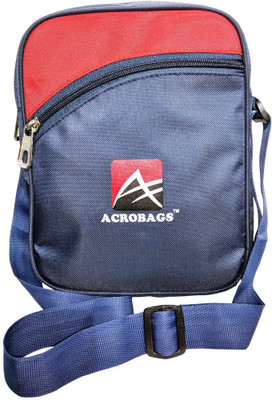 

Acrobags Men Casual Blue Polyester Sling Bag