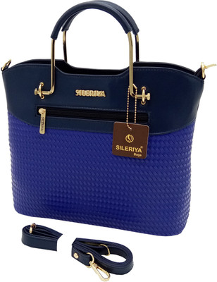 

Sileriya bags Girls Casual, Evening/Party, Formal Blue PU, Linen, Polyester, Synthetic Fabric Shoulder Bag