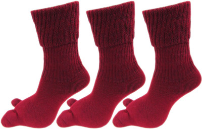 RC. ROYAL CLASS Women Solid Mid-Calf/Crew(Pack of 3)