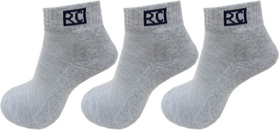 RC. ROYAL CLASS Men Solid Ankle Length(Pack of 3)