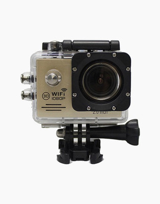 

OWO SJ7000 Gold WiFi 1080P HD Waterproof 2 inch Screen Aerial Gold Sports and adventure Camera Sports and Action Camera(Gold, 12 MP)