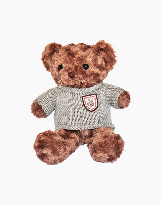 

OWO Stuffed Cute Brown Bear in Grey T-shirt Soft Toy - 32 mm(Brown)