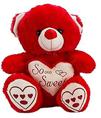 

ZYUMA Red Teddy bear 55 CM - 55 cm(Multicolor)