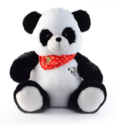 

Dimpy Panda W/Scarf - 50 cm(Black, White)