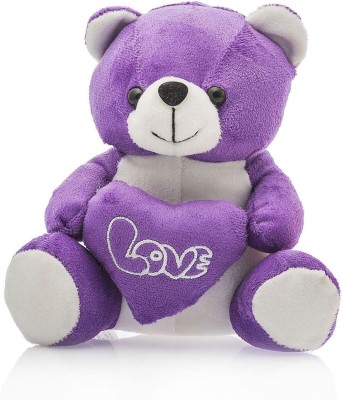 

Dimpy Stuff Bear W/Heart Blue - 17 cm(Blue)