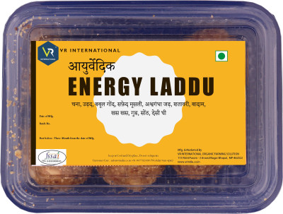 

VR INTERNATIONAL Ayurvedic Energy Laddu 200gm(200 g, Tray)