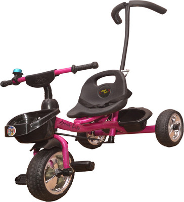 

Love Baby Products Baby Tricycle for Kids with Front Back Basket, Canopy & Push Parent Handle Recommended for Toddler 1,2,3,4,5 Years Old Children Musical Tricycle for Baby Boys & Girls Gift Tricycle for kids, tricycle for baby Diwali Offer Baby Tricycle(