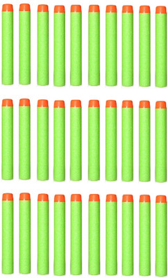 

Something4u (Pack of 30) Bullet Foam Dart Bullets for Nerf N-Strike Elite Guns,(Green)