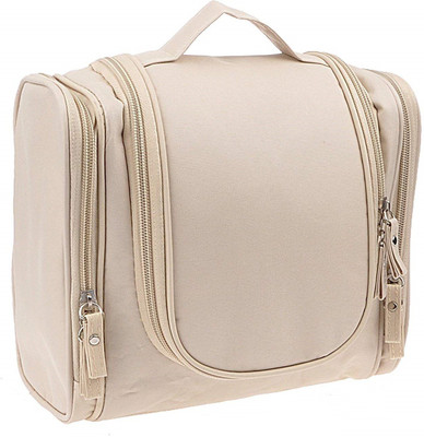 

Ergode Modern Large Capacity with Multi Pockets Toiletry Bag Travel Toiletry Kit(Beige)