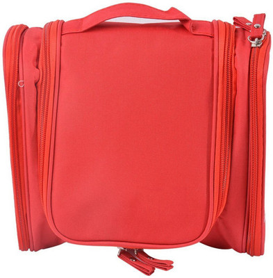 

Ergode Modern Large Capacity with Multi Pockets Toiletry Bag Travel Toiletry Kit(Red)