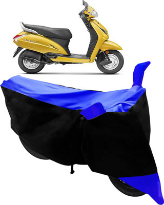 Flipkart SmartBuy Two Wheeler Cover for Honda(Activa 5G, Black, Blue)